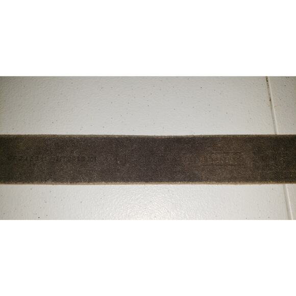 Fossil Brown Embossed Tooled Leather Western Belt Womens Medium Boho - Picture 6 of 8